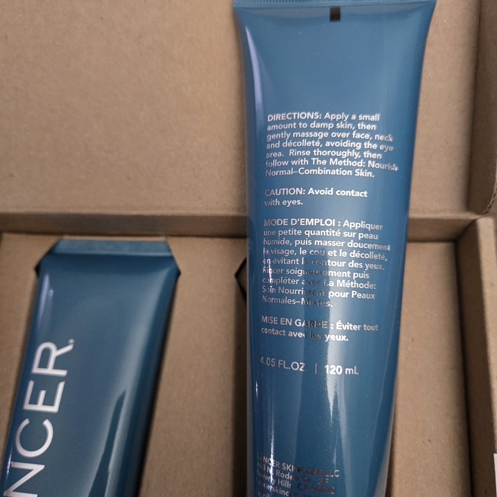 Lancer The Method Cleanse Normal-Combination Skin 4.05 fl. oz. NEW Pack Of 2 - Picture 2 of 2